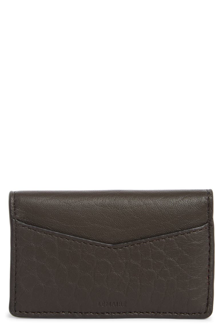 Gear Pocket Organizer Leather Card Case, Main, color, PEPE