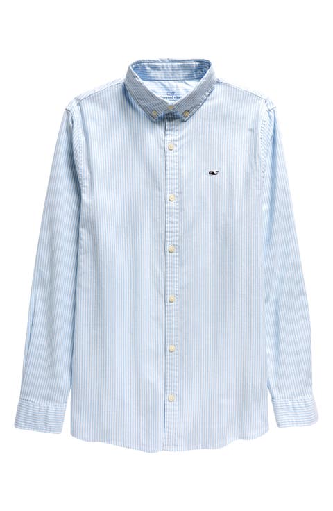 Kids' Stretch Cotton Button-Down Shirt (Toddler, Little Kid & Big Kid)