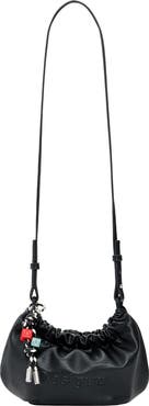 Desigual Logo Embossed Shoulder Bag