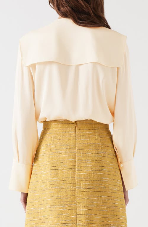 Lk Bennett Olive Sailor Shirt In Ivory