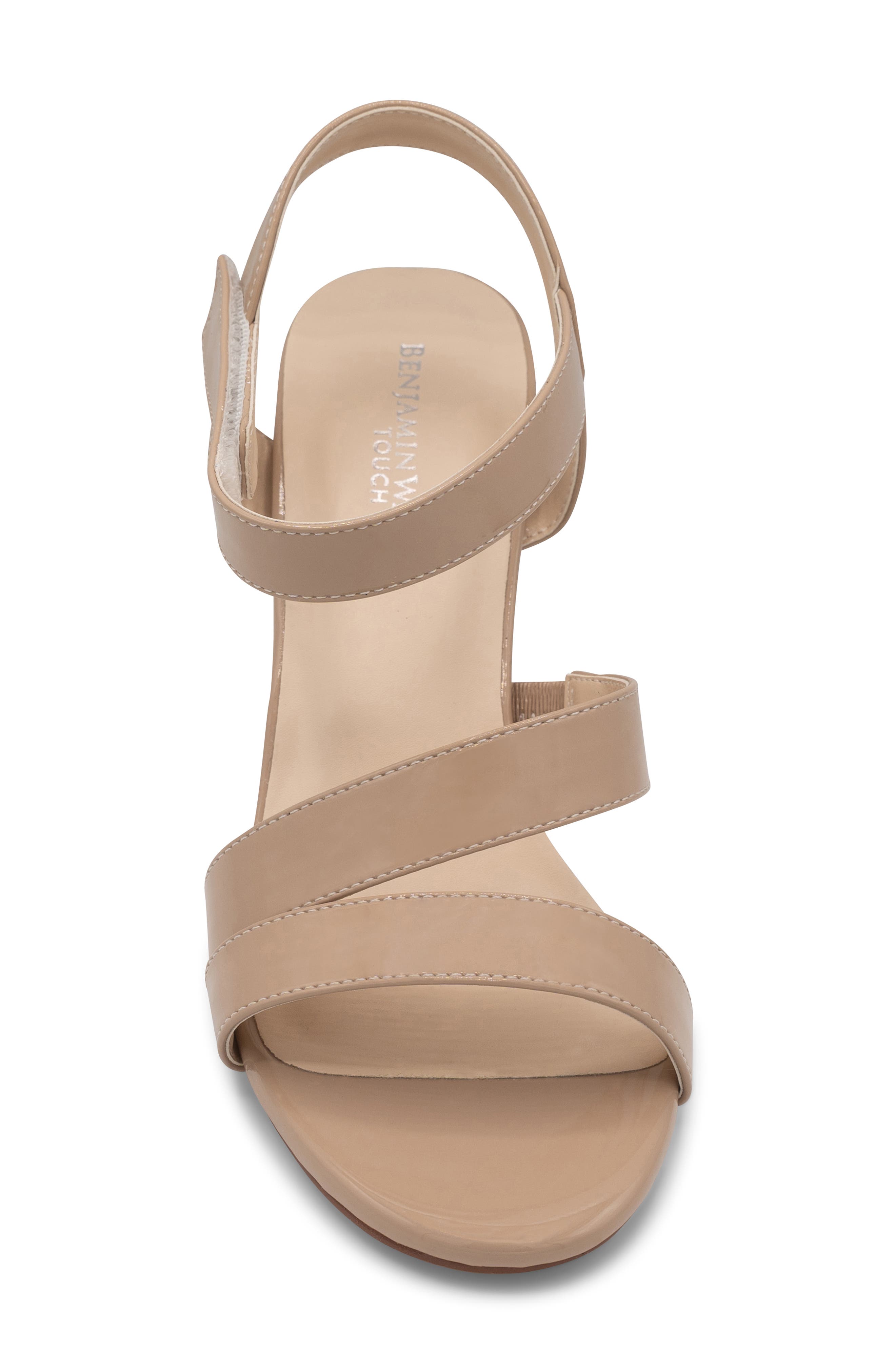 Lucille Ankle Strap Sandal, Alternate, color, NUDE