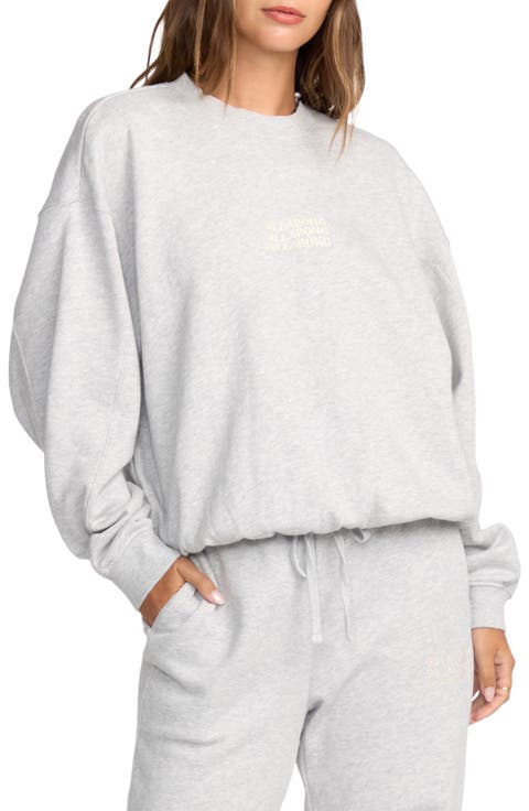 Sunny Kendal Oversize Cotton Blend Sweatshirt