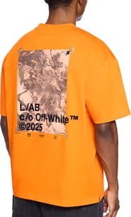 L/AB C/O OFF-WHITE Camo Graphic T-Shirt