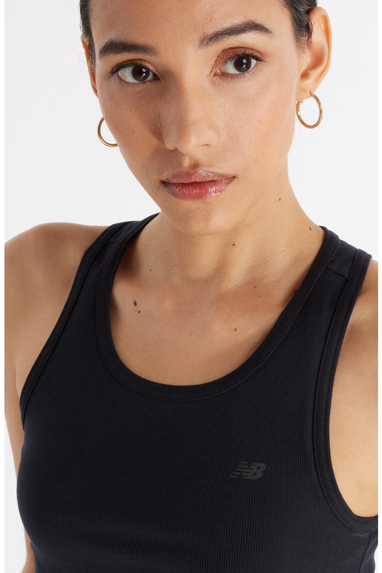 Performance Rib Crop Tank, Alternate, color, BLACK