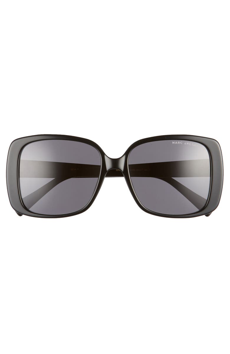The Marc Jacobs 55mm Rectangular Sunglasses, Alternate, color,