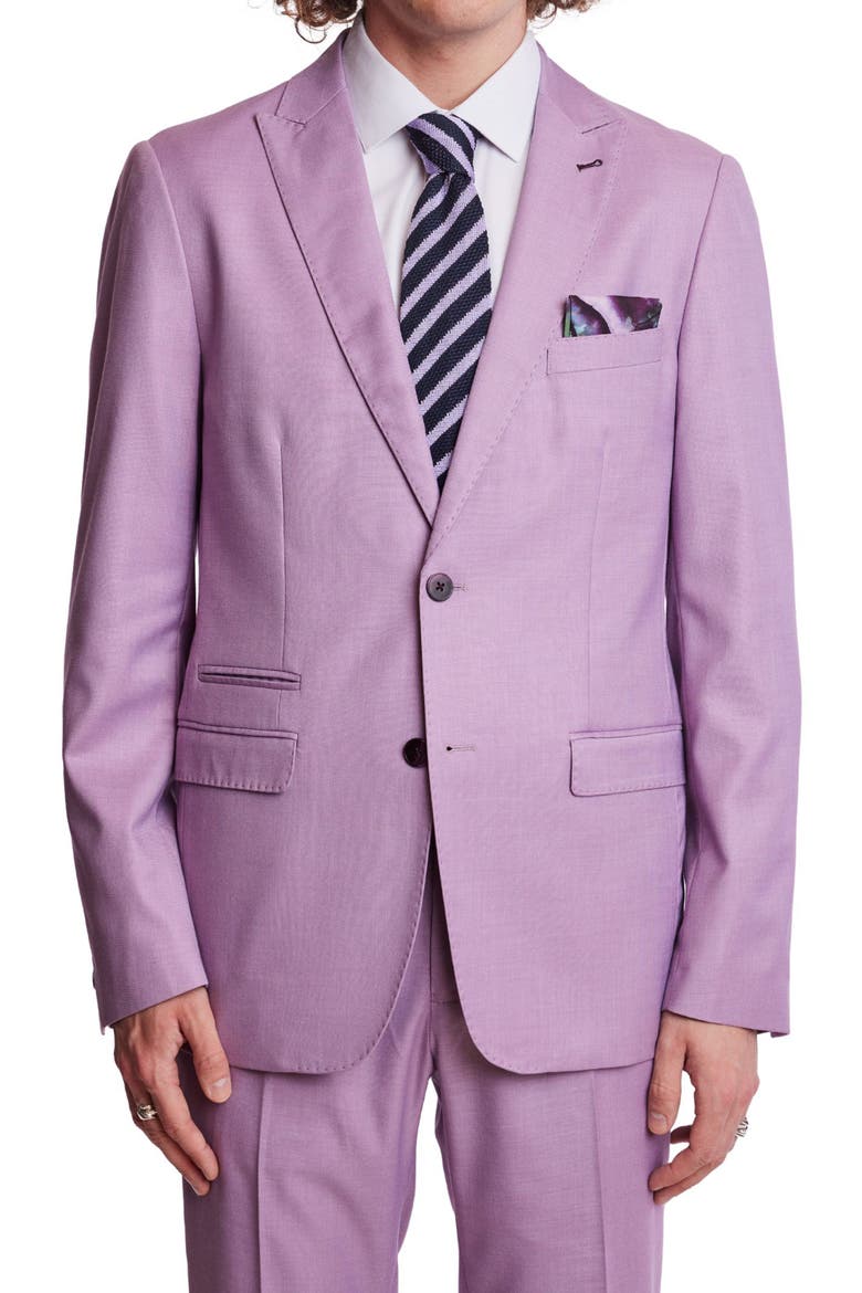 Ashton Slim Fit Sport Coat, Main, color, LILAC SHARK