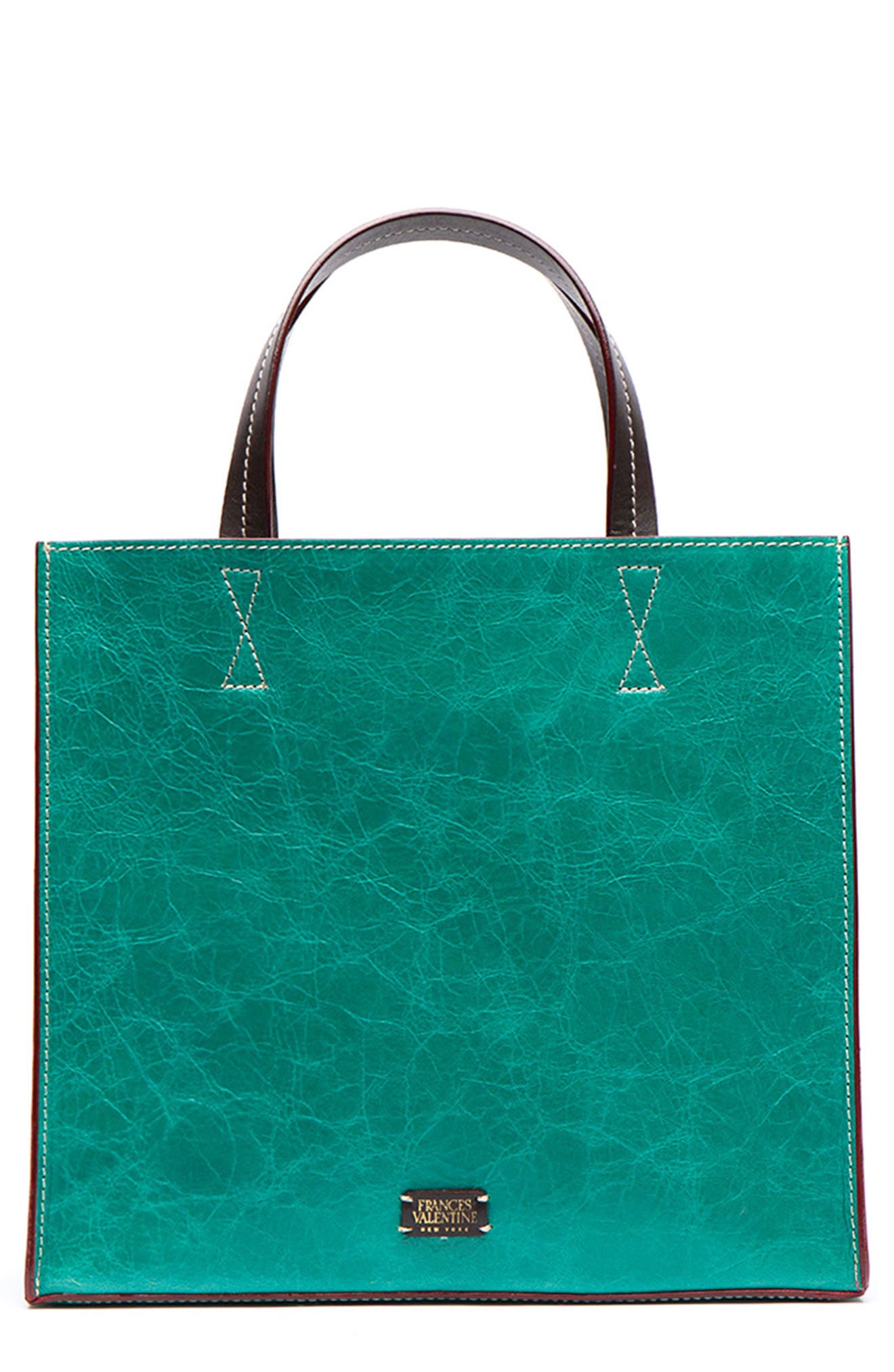 Frances Valentine Margot Leather Tote Bag, Main, color, 