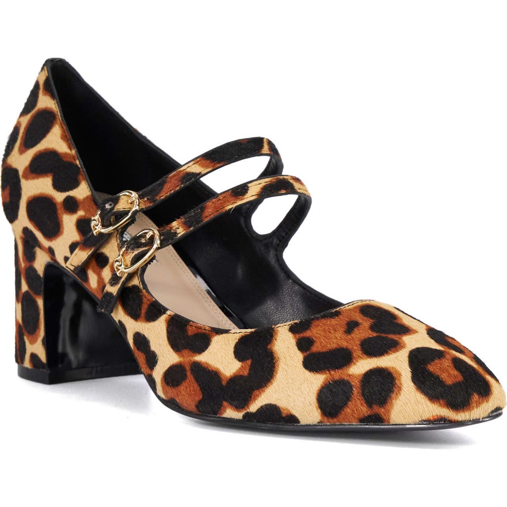 Dune London Approval Genuine Calf Hair Mary Jane Pump in Leopard  product