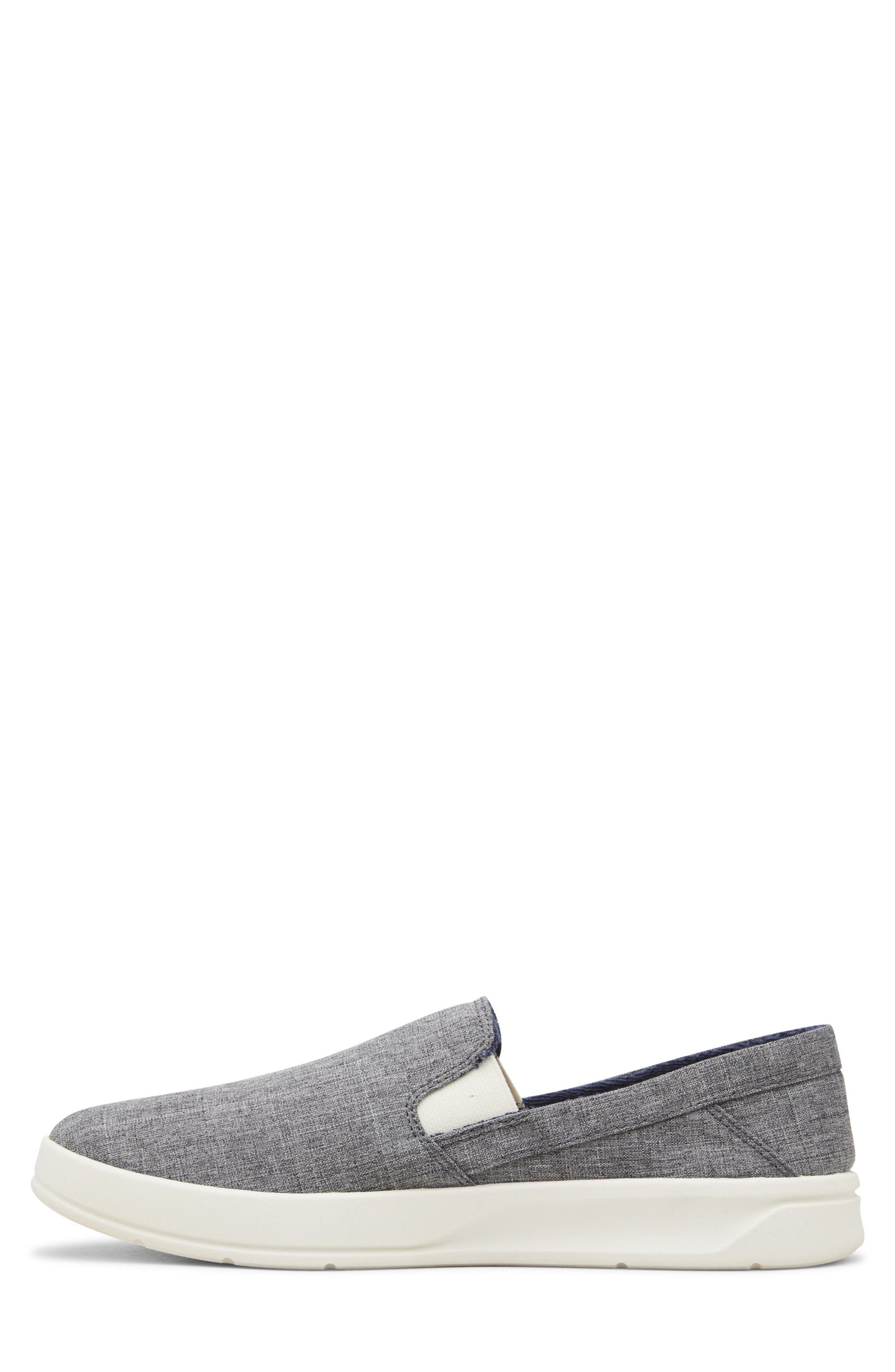 Harbor Wharf Slip-On Sneaker, Alternate, color, GREY/ GREY/ WHITE