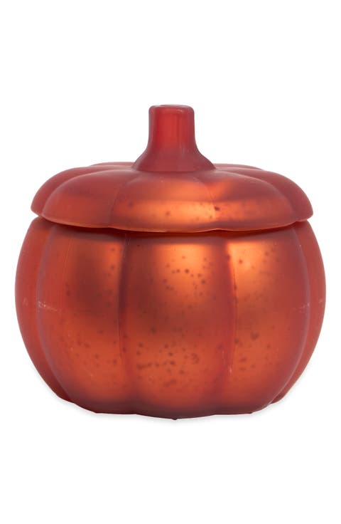 Pumpkin Spice Glass Pumpkin Candle
