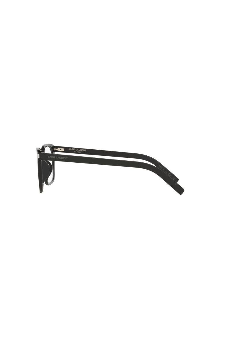 54mm Rectangle optical glasses, Alternate, color, Black