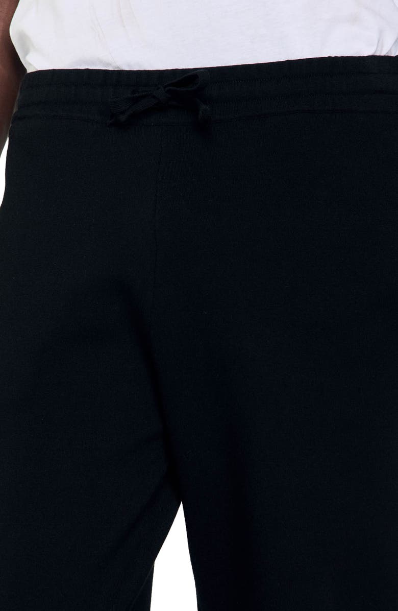 SANDRO Knit jogging bottoms, Alternate, color, Black