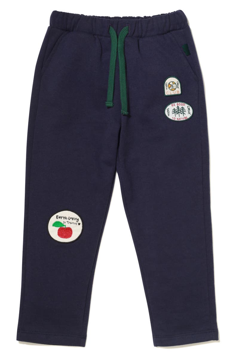 Mon Coeur Kids' Earth Appliqué Sweatpants, Main, color, 