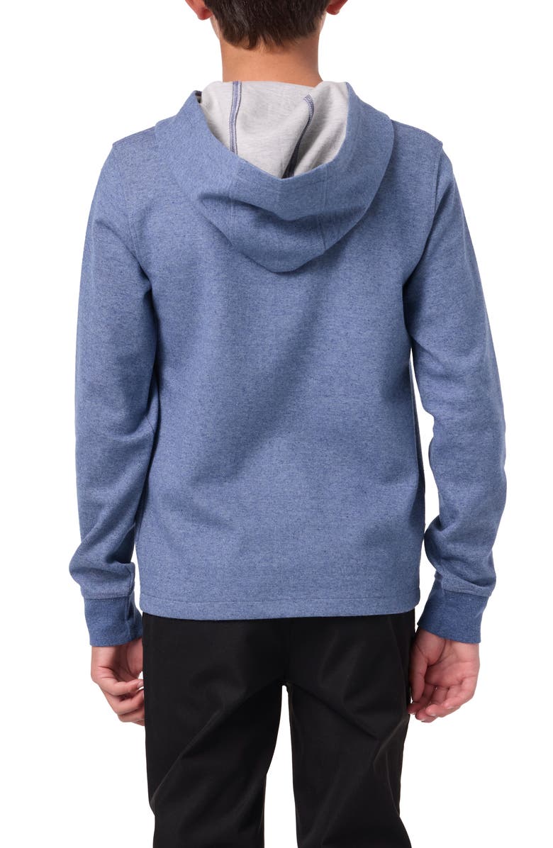 O'Neill Kids' Cantani Knit Pullover Hoodie, Alternate, color, Blue Mirage