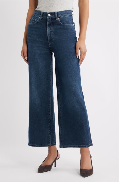 Hepburn Wide Leg High Rise Jeans