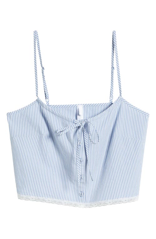 SKIMS SKIMS CROP POPLIN SLEEP CAMISOLE