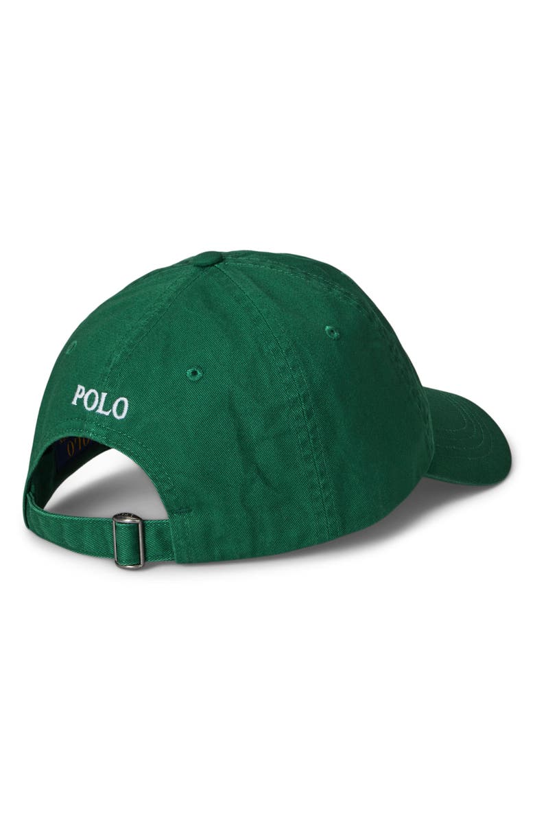 Polo Ralph Lauren The Iconic Cotton Chino Adjustable Ball Cap, Alternate, color, New Forest
