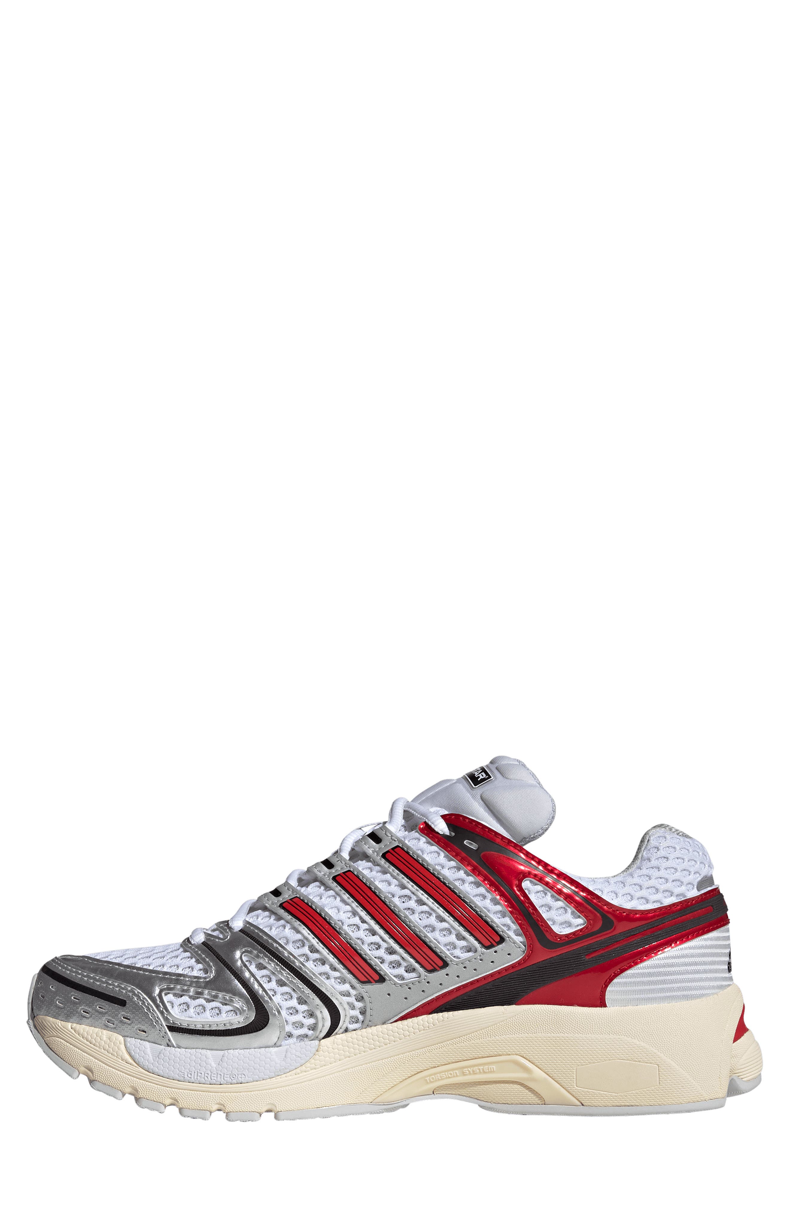 adidas Gender Inclusive Adistar Control 5 Sneaker, Alternate, color, White/ Better Scarlet/ Grey