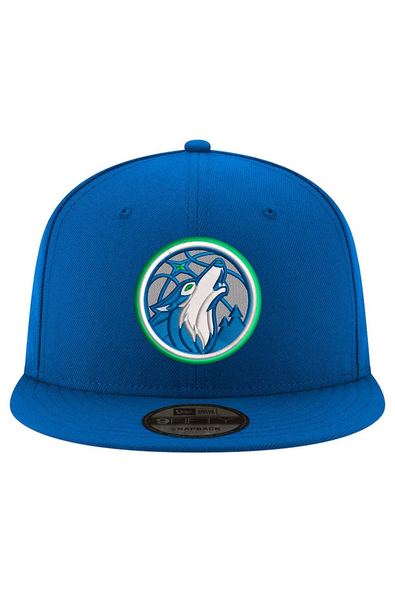 Men's New Era Blue Minnesota Timberwolves 9FIFTY Snapback Hat, Alternate, color, Blue