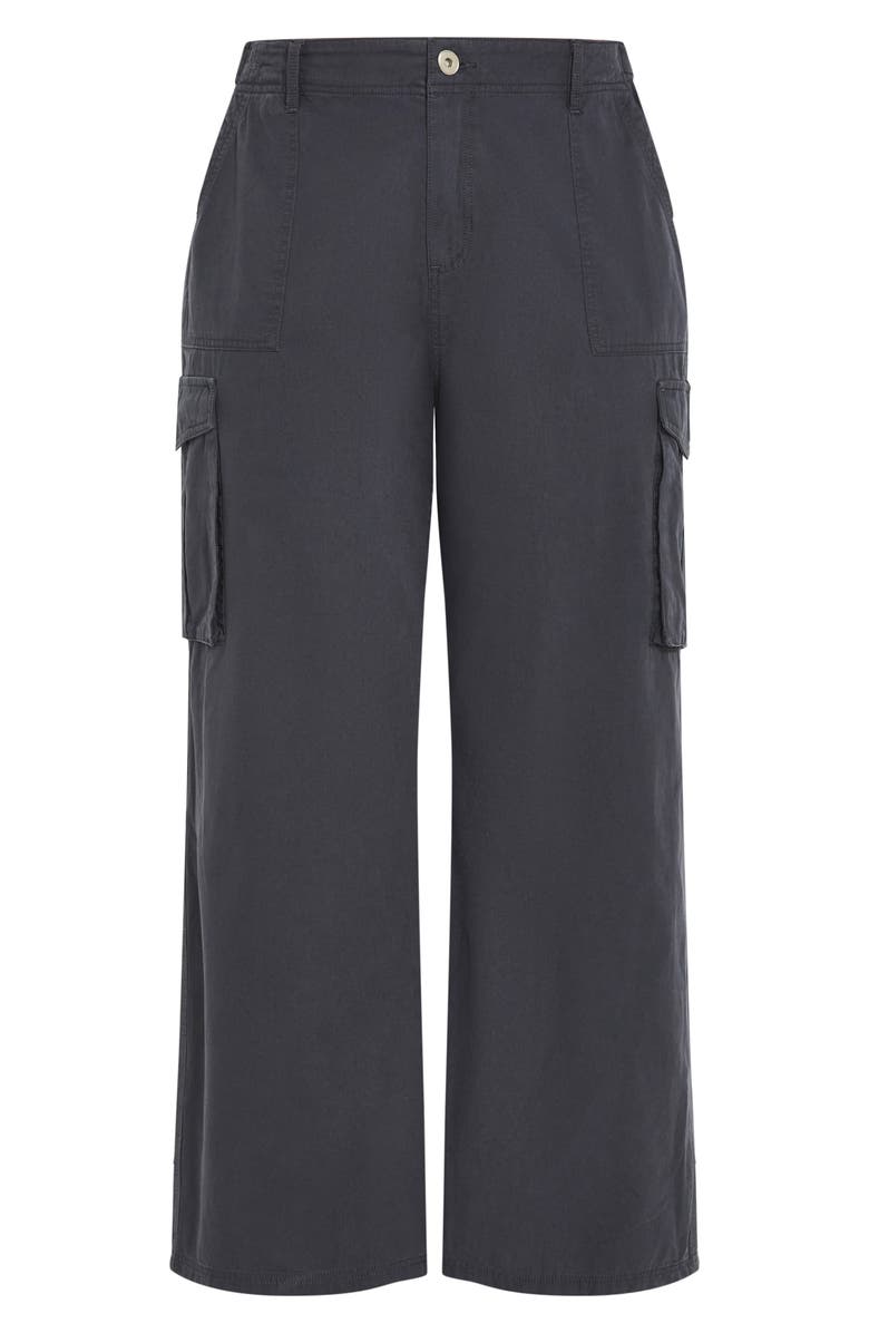 City Chic Mia Cargo Pants, Alternate, color, Washed