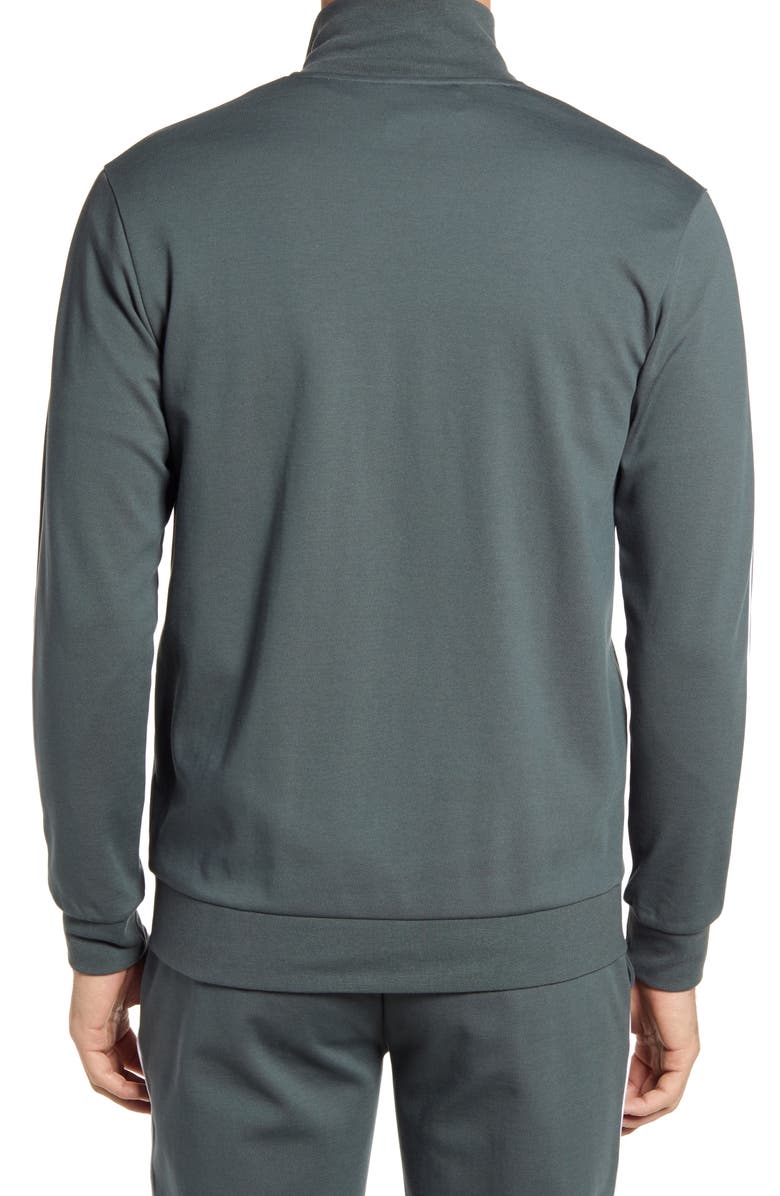 BOSS Track Suit Zip Jacket, Alternate, color, Dark Green