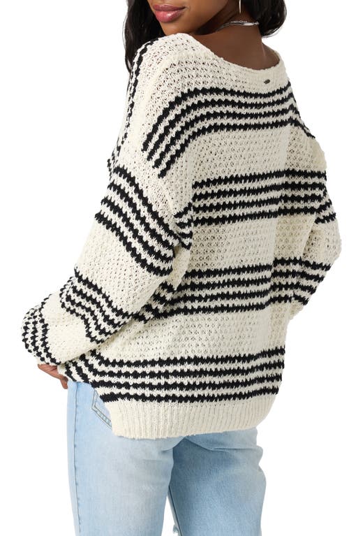 O'neill Iyla Crochet Sweater In Black