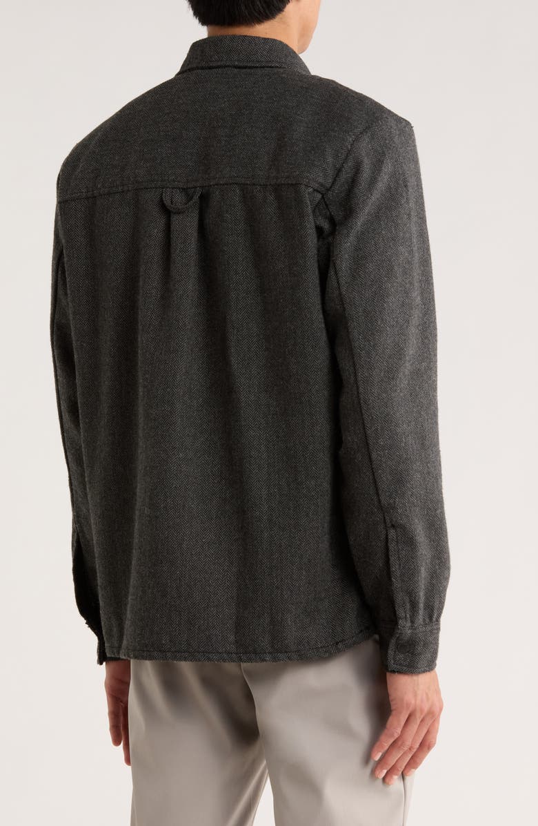 Buffalo Jeans Jarick Snap-Up Jacket, Alternate, color, Grey Mix