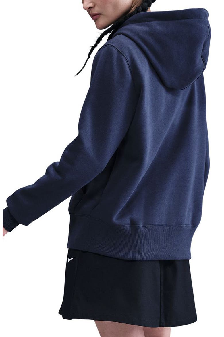 Sportswear Phoenix Fleece Full Zip Hoodie, Alternate, color, MIDNIGHT NAVY/ SAIL