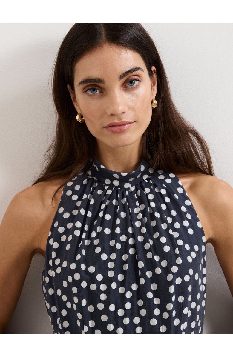 Phase Eight Nita Navy Spot Maxi, Alternate, color, Navy