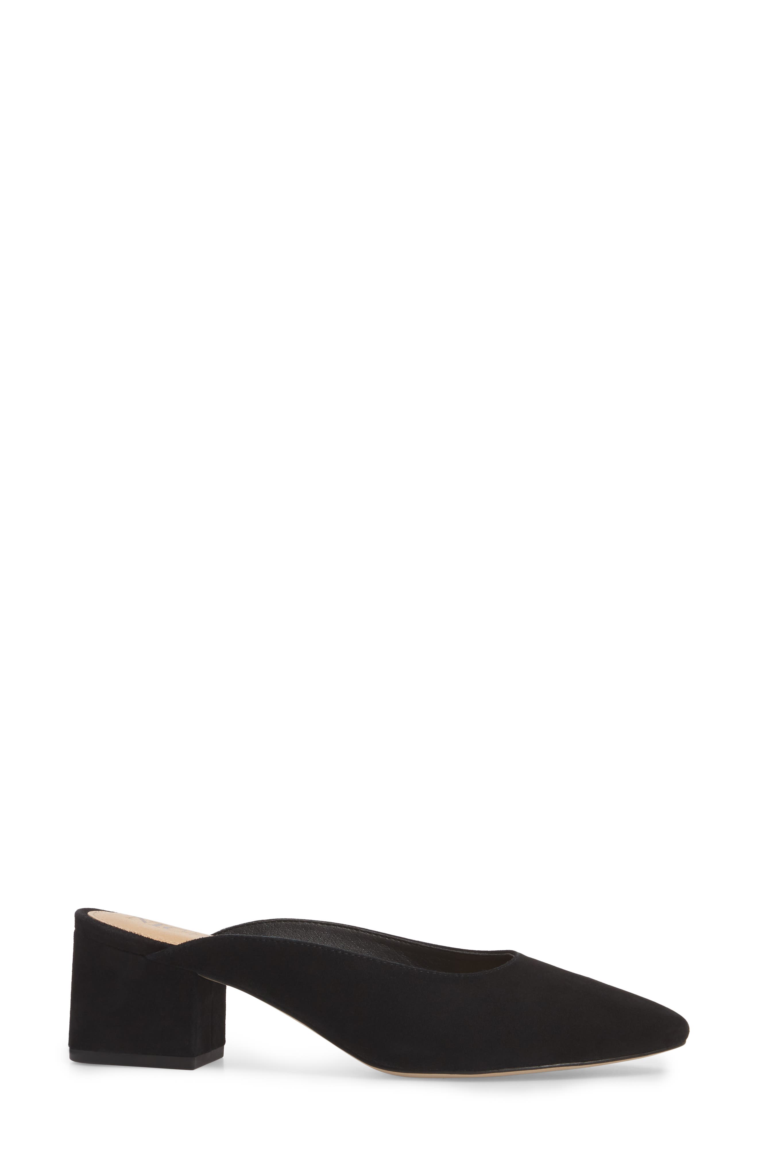Jayla Mule, Alternate, color, BLACK SUEDE