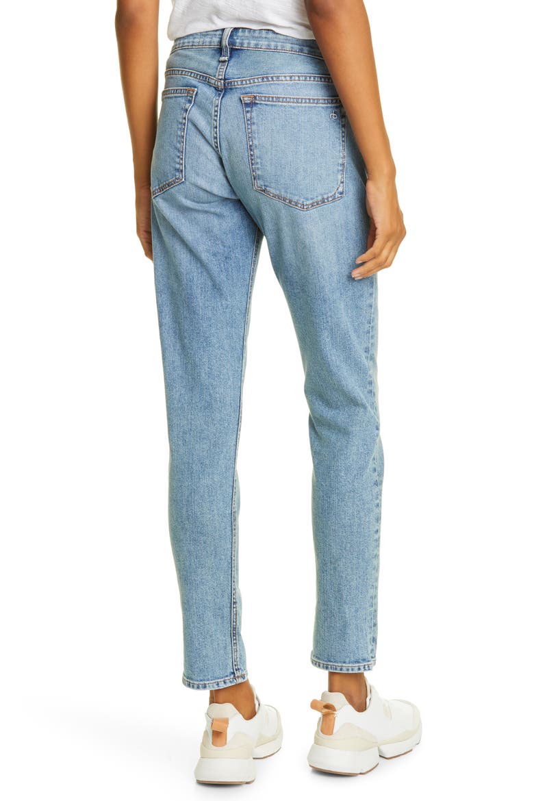 Dre Slim Boyfriend Jeans, Alternate, color, EDGE CLIFF