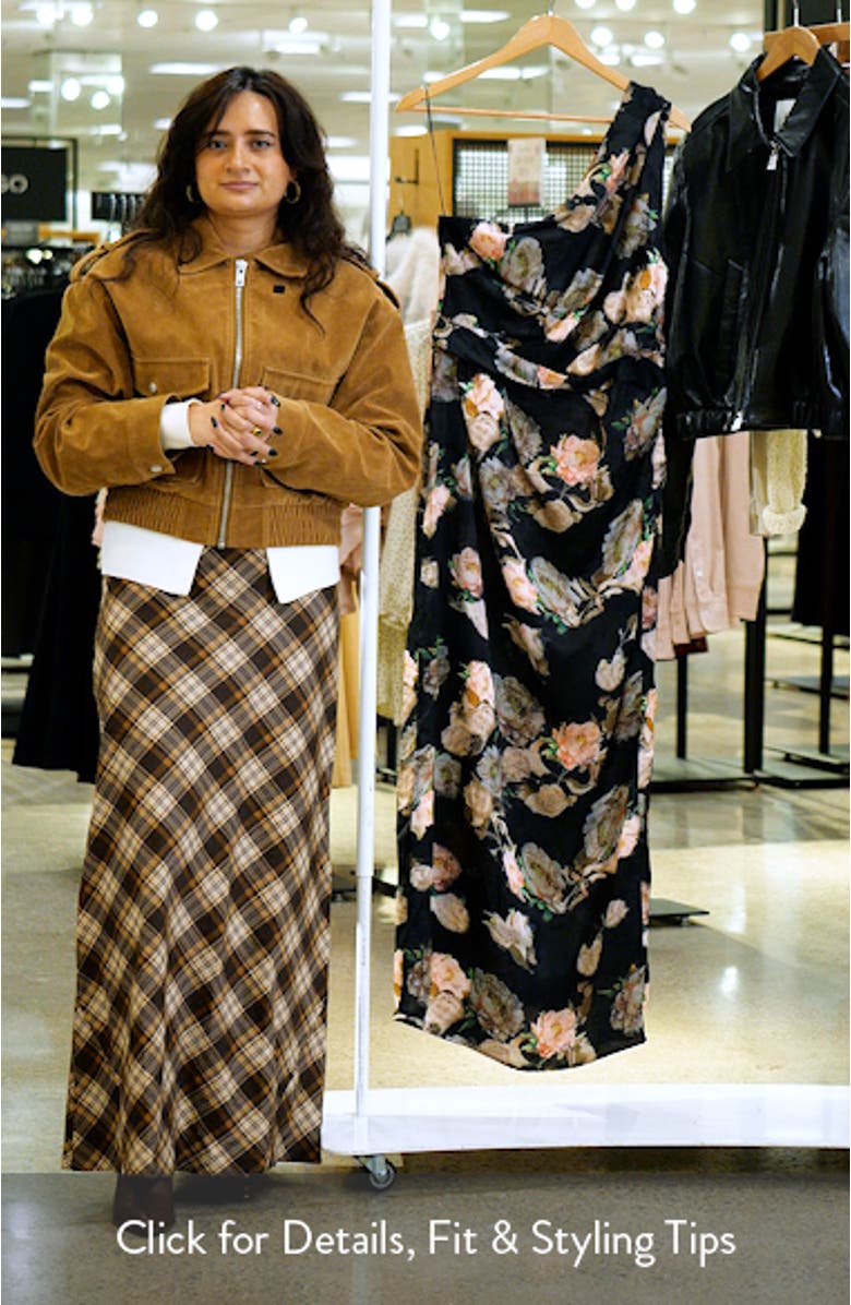 Nadia One-Shoulder Floral Gown, sales video thumbnail