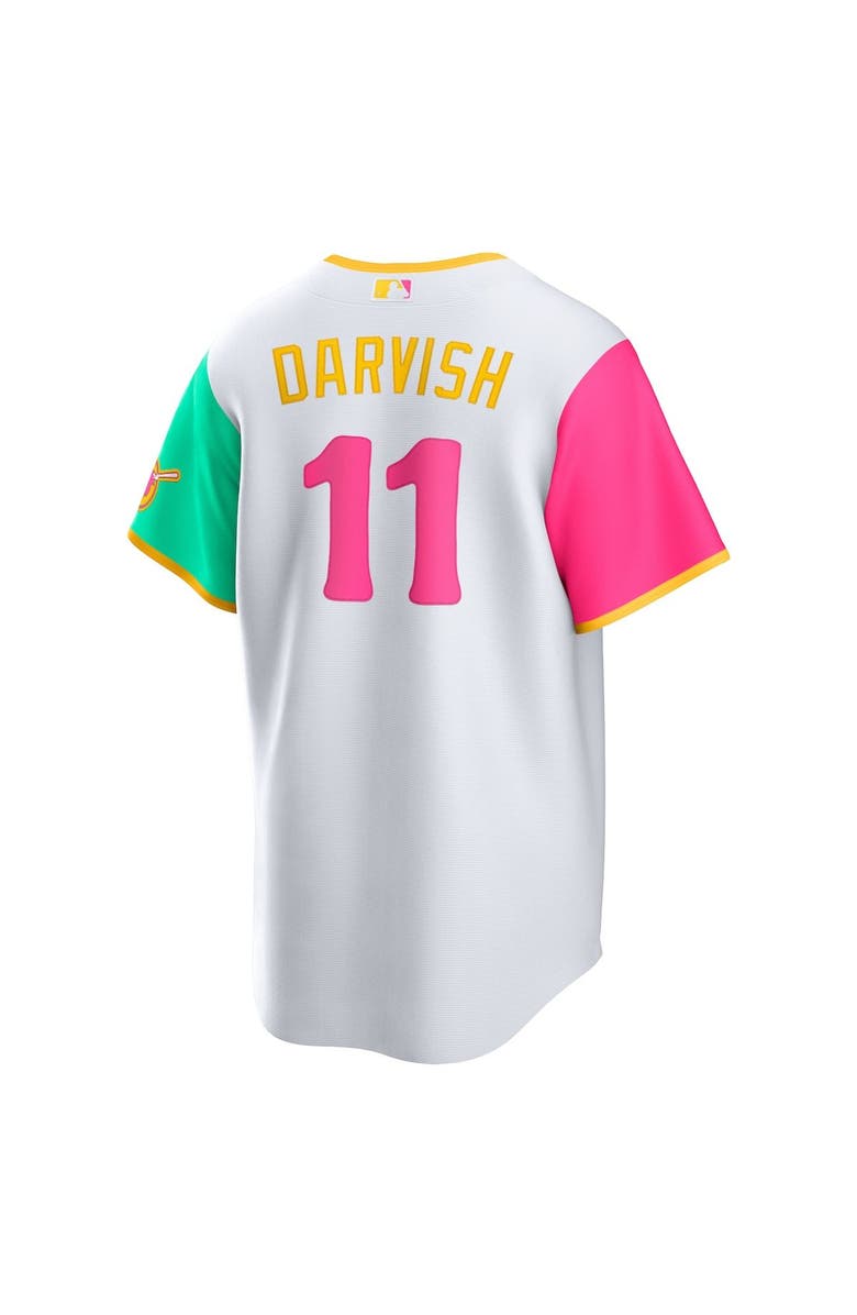 Nike Men's Nike Yu Darvish White San Diego Padres City Connect Replica Player Jersey, Alternate, color, White