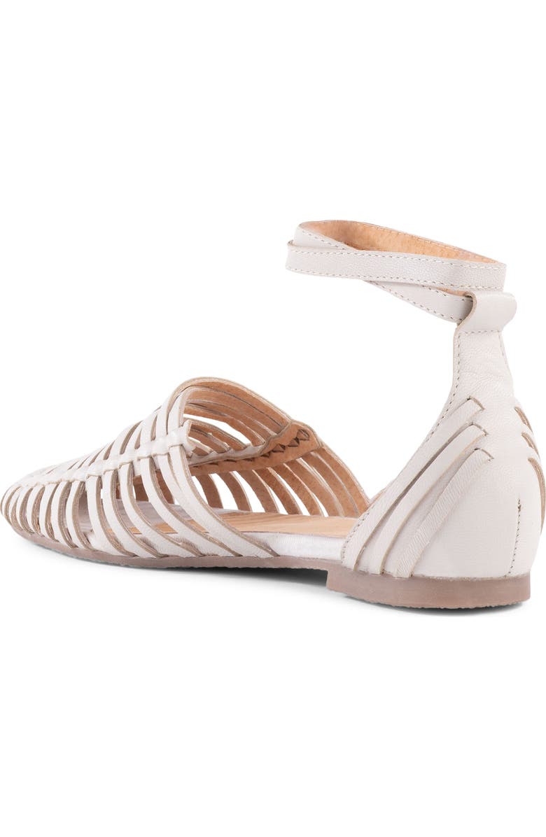 Seychelles Trinket Ankle Strap Flat, Alternate, color, Off White