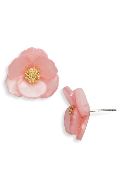 Floral Statement Stud Earrings