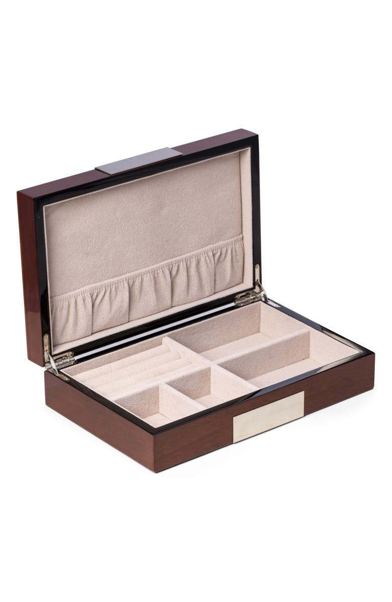 Bey-Berk Valet Storage Box, Alternate, color, Brown