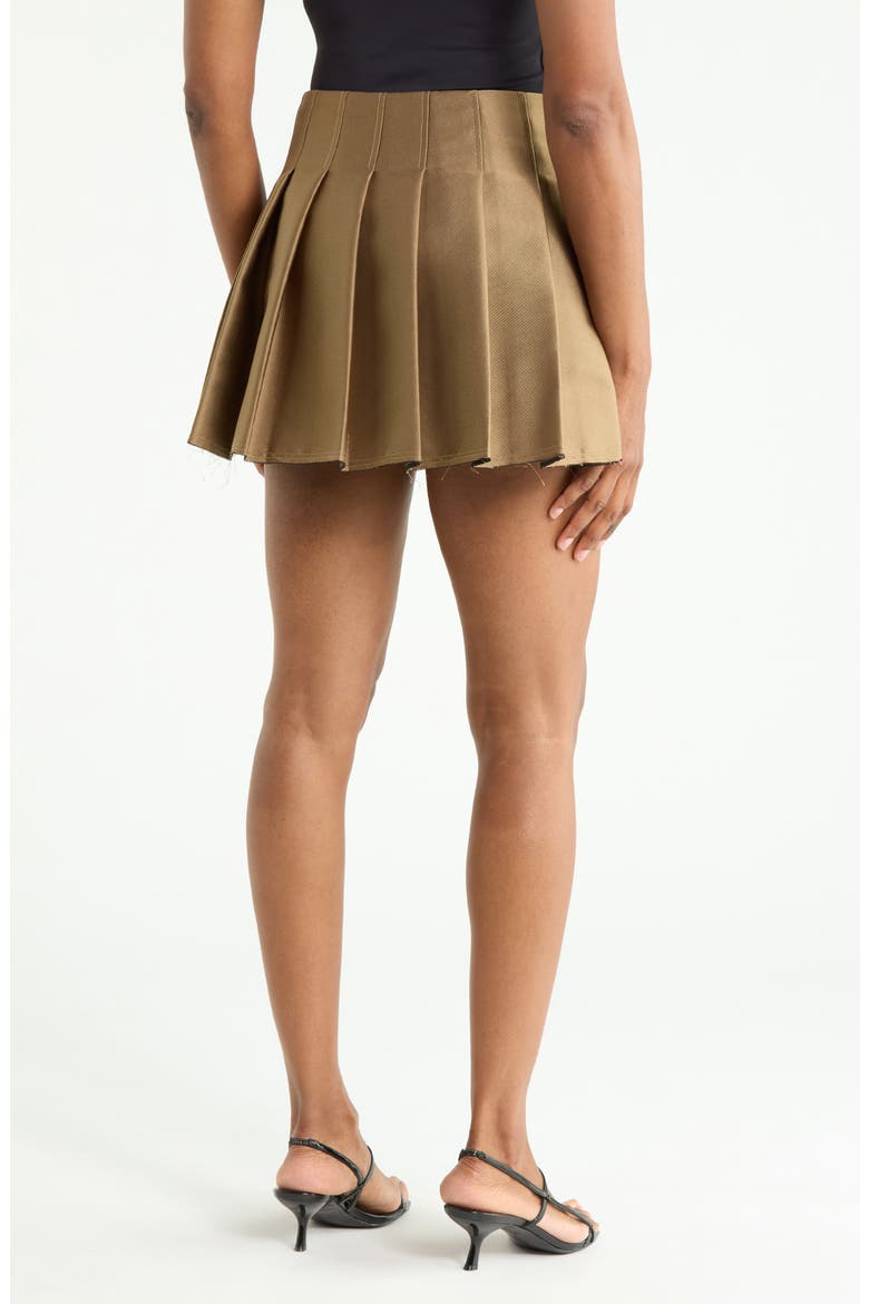 Rives Pleated Mini Skort, Alternate, color, BRONZE MULTI