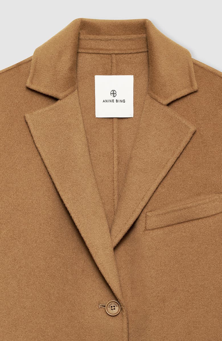 ANINE BING Etienne Blazer, Alternate, color, Camel