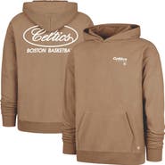 '47 Men's '47 Khaki Boston Celtics Triple Double Foundation Premium Hoodie Sweatshirt
