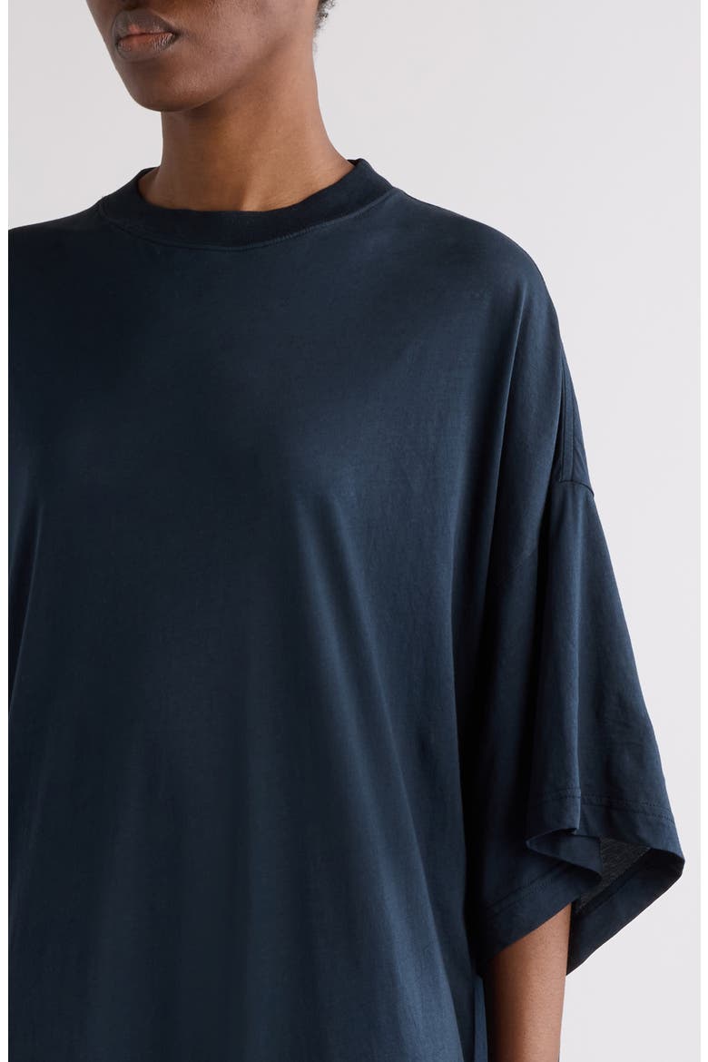 Cocoon T-Shirt Dress, Alternate, color, 1083 FADED BLACK