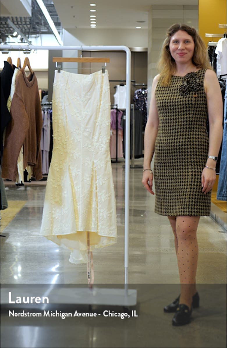 Veronica Floral Mermaid Maxi Skirt, sales video thumbnail