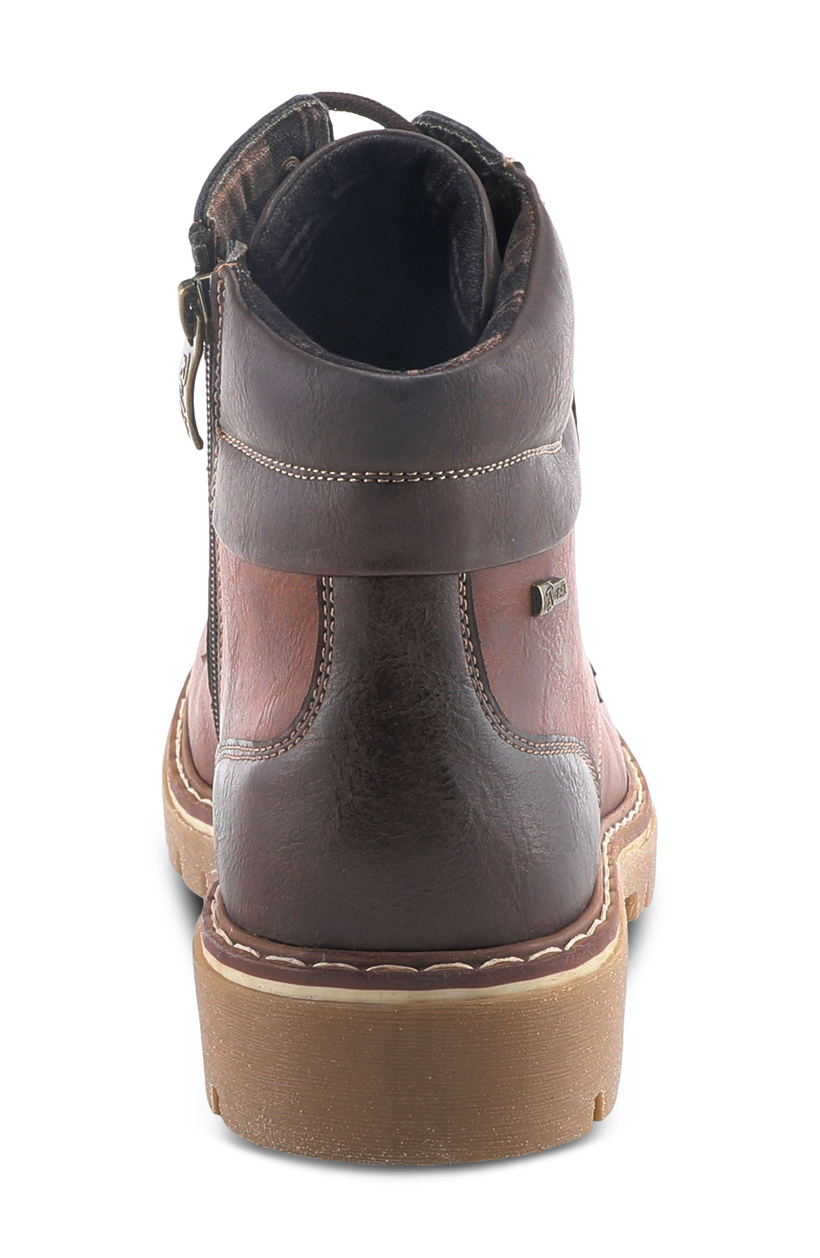 Spring Step Oliver Plain Toe Boot, Alternate, color, Brown