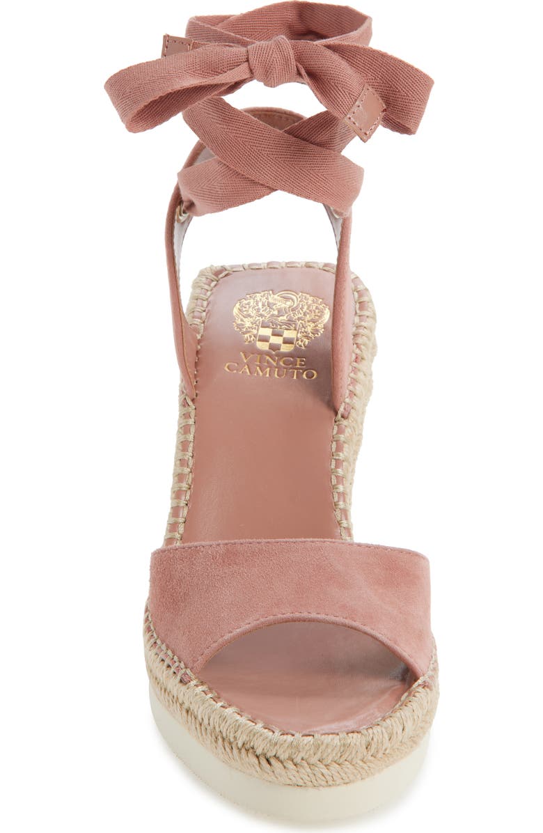 Vince Camuto Bendsen Wedge Sandal, Alternate, color, Dark Pale Pink
