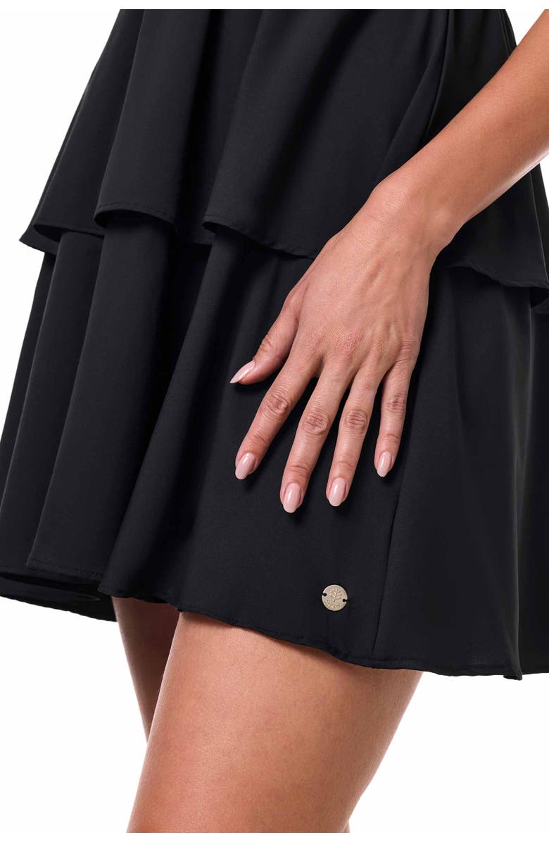 Coolibar V-Neck Dress - UPF 50+ Sun Protection - South Cove, Alternate, color, Black