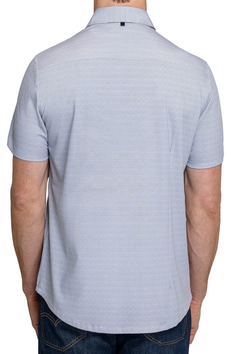 W.R.K Square Reworked Short Sleeve Button-Down Shirt, Alternate, color, Grey