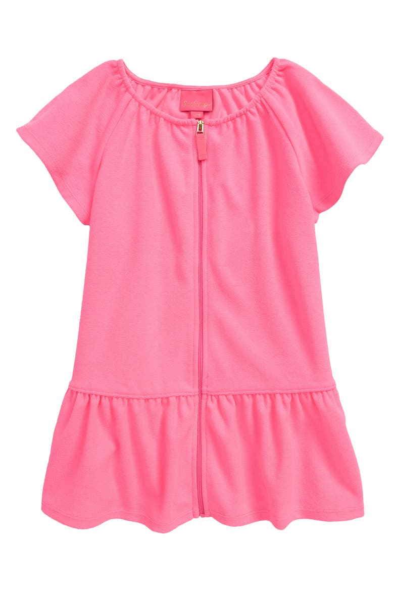 Kids' Illiana Cover-Up Dress, Main, color, PROSECCO PINK