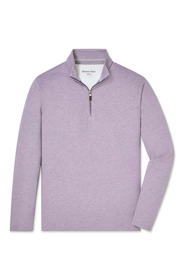 KPI Quarter Zip Pullover, Alternate, color, PURPLE DUSK HEATHER