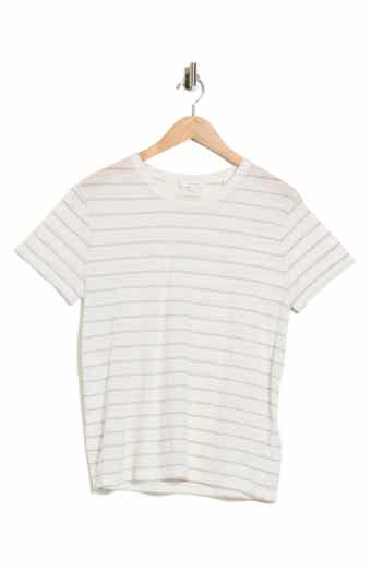 Striped Short Sleeve Crewneck T-Shirt