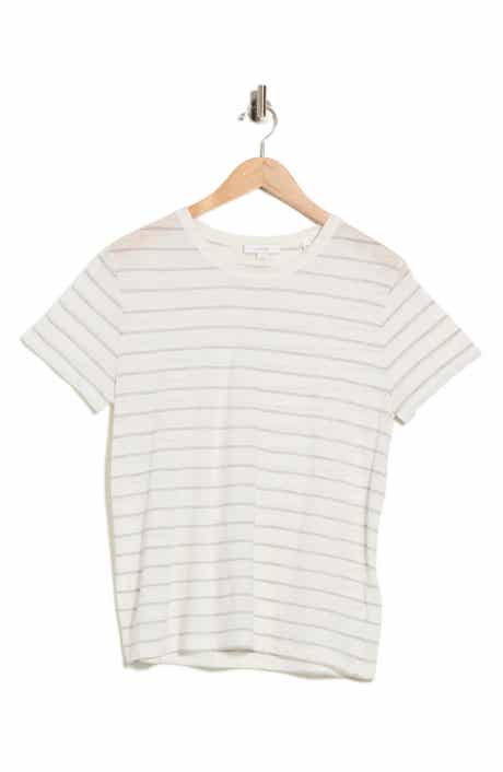 Striped Short Sleeve Crewneck T-Shirt