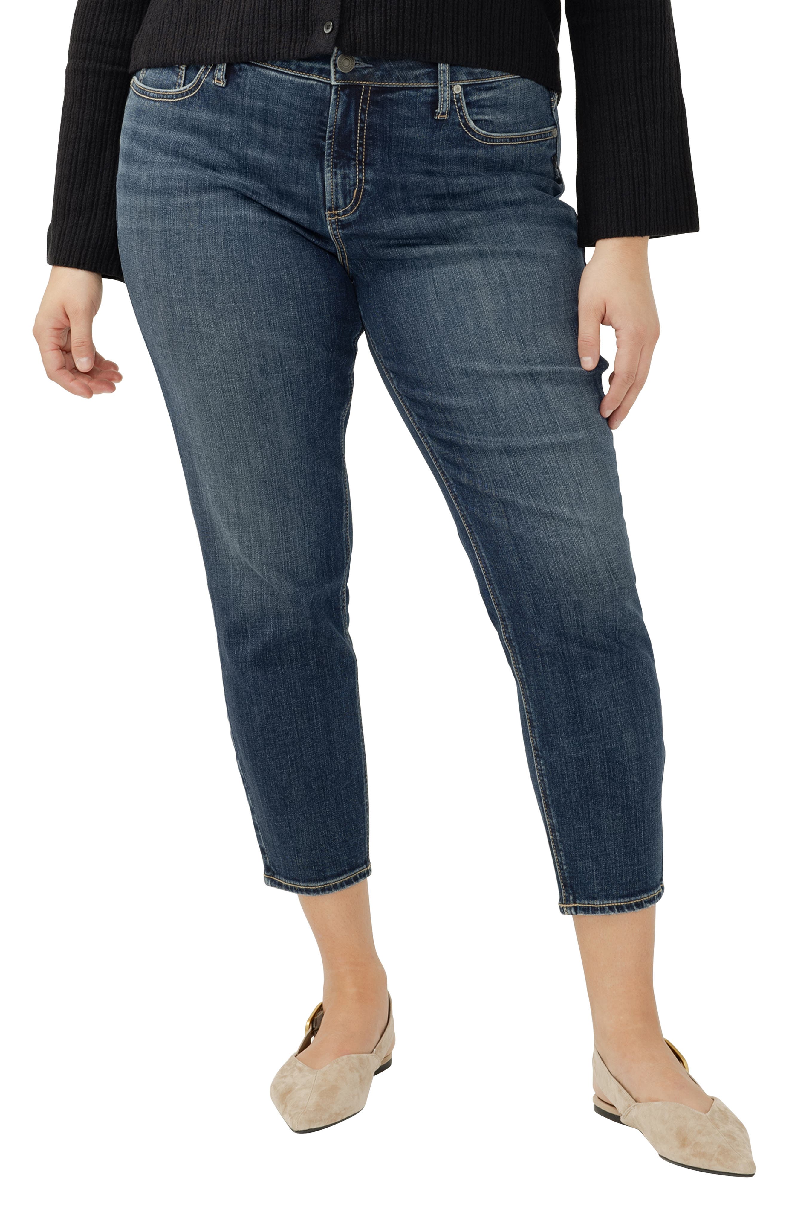 Elyse Mid Rise Skinny Jeans